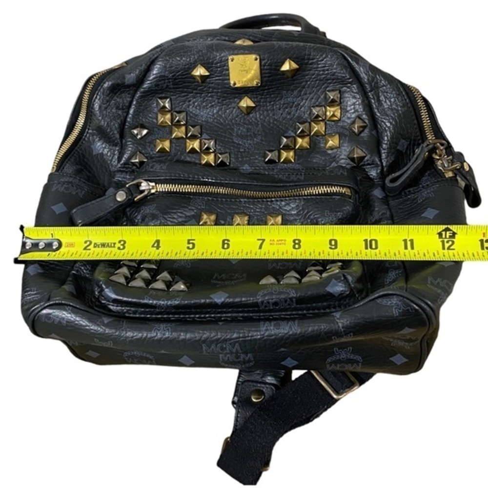 Mcm Studded Leather Backpack - image 7